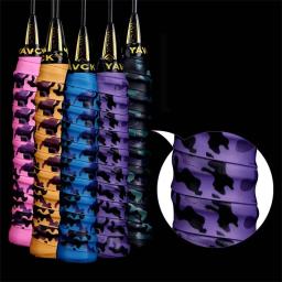Sweat Absorb Sweat Racket, Fita antiderrapante, Handle Grip para tênis, Badminton, Envolvimento de camuflagem, Skidproof Sweat Band, 1Pc - Image 2
