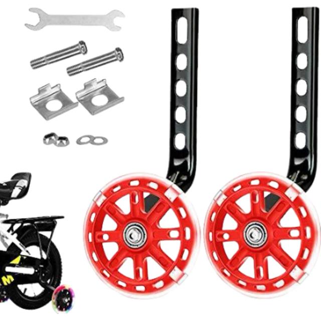Kit de Rodas de Treinamento para Bicicletas Infantis com Estabilizadores Compatível com Modelos de 12 a 20 Polegadas
