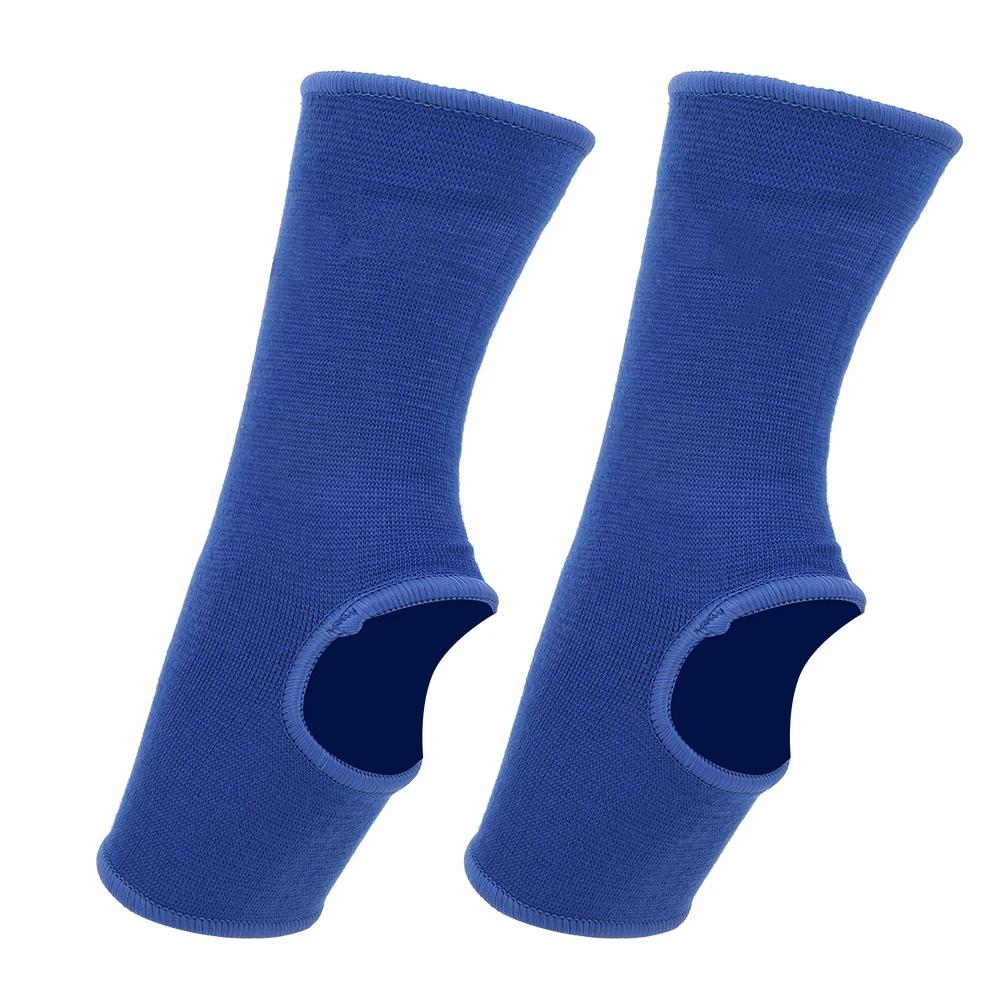 Faixa elástica de proteção de tornozelo para sanda, muay thai, boxe, taekwondo, segurança esportiva, almofada de tornozelo, 1 par - Image 1