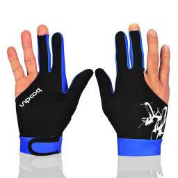 Luvas de bilhar com adesivos de elasticidade, mão esquerda, snooker de três dedos, antiderrapante, treinamento de sucinta, acessórios, 1pc - Image 5