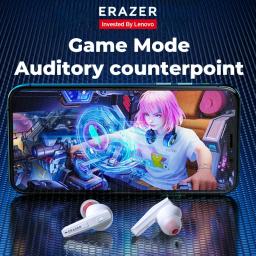 GM2PRO Versão Atualização Lenovo ERAZER XT86 Bluetooth 5.4 Fones de ouvido sem fio para jogos Fones de ouvido esportivos Modo duplo com microfone - Image 6