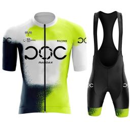 RAUDAX POC-Conjunto de ciclismo masculino, fato de bicicleta de estrada, calções respiráveis, Team Training, verão, novo, 2022 - Image 5
