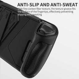Estojo protetor à prova de choque para Steam Deck, Tampa TPU com Kickstand, Filme temperado com Rocker Caps - Image 2