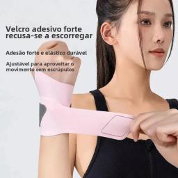 Protetor de pulso esportivo de elastano fixo, tendinite de entorse de pulso com fita fixadora, cinta de articulação ultrafina, envoltório esportivo fitness - Image 3
