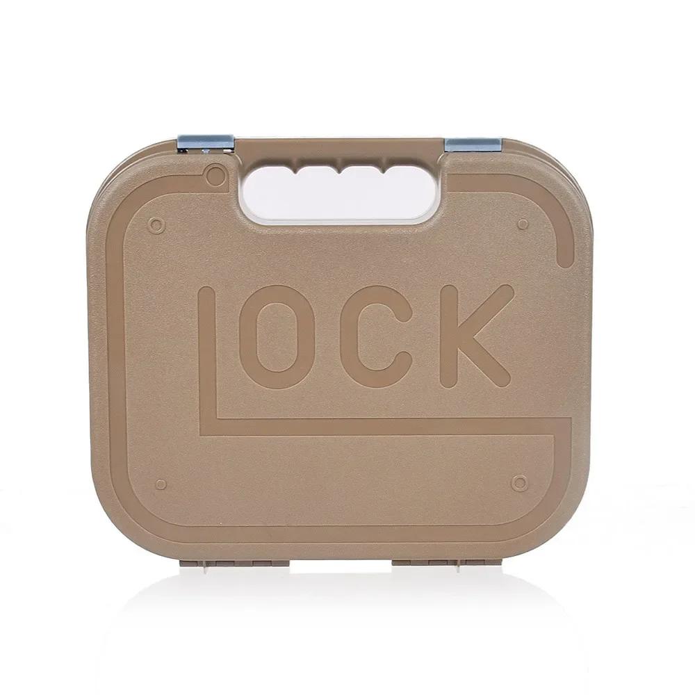 Tático glock 17 43 caso de arma dura pistola caixa transporte segurança multifuncional portátil abs revista coldre profissional - Image 1