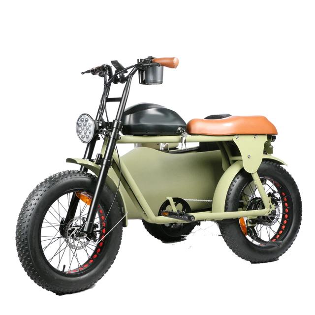 Triciclo Elétrico 2025 Pré-Venda 48V/60V 35Ah Bateria Lítio 1000W com Sidecar