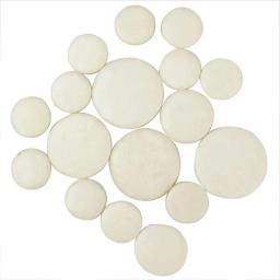 Clarinete Pads para B-Flat Tune, Acessórios Reparação Profissional, Ferramentas De Substituição, Instrumento De Sopros, Peças De Reparo, 17 Pçs/set - Image 1