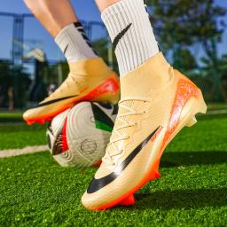 Tênis de treino de futebol masculino, chuteiras de qualidade superior, ultraleves, esporte ao ar livre, botas de futebol, futsal, FG, TF, antiderrapante, atacado - Image 4