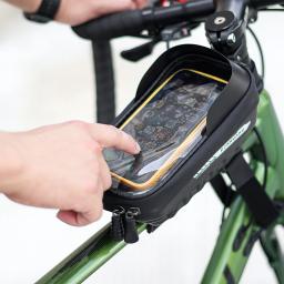 À Prova D' Água Touch Screen Saco de Bicicleta, Quadro Tubo Frontal Superior, Caixa Do Telefone, Bicicleta De Estrada, MTB, Ciclismo, Acessórios - Image 3