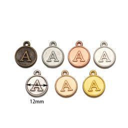 Alfabeto Encantos Letra para Fazer Jóias, Pingente para DIY, Pulseira Inicial, Colar, Brinco, Artesanato, Suprimentos de Material, 26PCs - Image 6