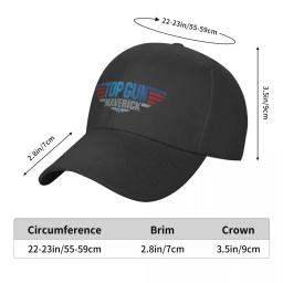 Boné de beisebol filme quente personalizado, Top Gun Maverick, chapéu ajustável do pai, esportes Snapback Caps para mulheres e homens - Image 4