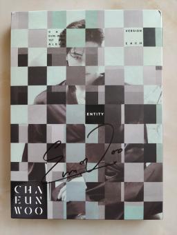 ASTRO Cha EunWoo 1 ° mini álbum autografado, Entombook, Photocard, K-POP, versão aleatória - Image 4