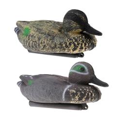 2 x realista pato flutuante caça tiro drake pato chamariz decoração do jardim - Image 5