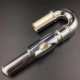 Cabeça de flauta banhada a prata para flauta infantil, acessórios para instrumentos - Image 1
