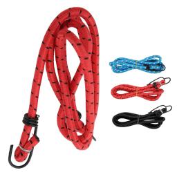 Cabos elásticos com ganchos Cabos Bungie de borracha Correias para bicicleta Suporte de bagagem Correias de acampamento - Image 3
