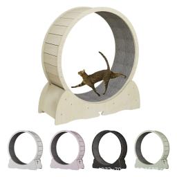 Brinquedos para gatos, pista circular, interativa doméstica, exercício de piso para animais de estimação, roda de corrida, madeira sólida, placa de fibra de gato, esteira para gatos - Image 3