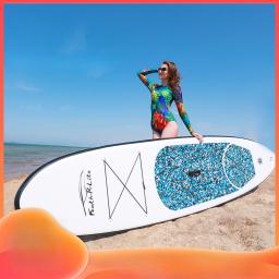 Portátil inflável Surf Board, esportes aquáticos Paddle Board, Iniciante Seleção Paddle Board, Introdução - Image 1