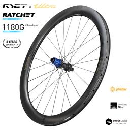 Ryet estrada carbono bicicleta rodado 1180g ultraleve cerâmica tubeless clincher freio a disco catraca 36t hub roda da bicicleta ciclismo jantes - Image 4