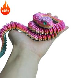 Quente impressão 3d ovos de cobra decoração para casa criativo pressão-reduzindo moldes de cobra itens de decoração para casa movendo figuras de anime rotativas - Image 2