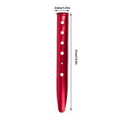 Alumínio liga leve tenda pegs, estacas de neve para tendas, acampamento ao ar livre, abrigo equipamentos, suprimentos, 1pc - Image 6