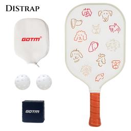 Carbon Fiber Dirstrap Pickle Ball, raquete para casal, entrada certificada USAPA para casal - Image 1