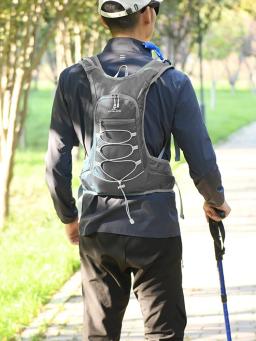 Impermeável caminhadas hidratação mochila, listra reflexiva, respirável, esportes ao ar livre, corrida, ciclismo - Image 4