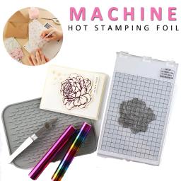 Folha quente e imprensa máquina, artesanato de papel de couro DIY, transferência térmica, estampagem ferramenta, scrapbooking, gravação cartão fazendo - Image 1