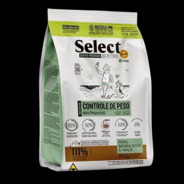 Ração Select para Cães Controle de Peso Mini e Pequeno 2Kg
