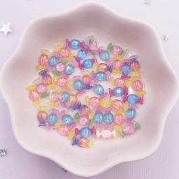 50 pçs glitter resina colorido mini bonito doce arte prego flatback strass apliques diy casamento scrapbook ornamento artesanato l617 - Image 6