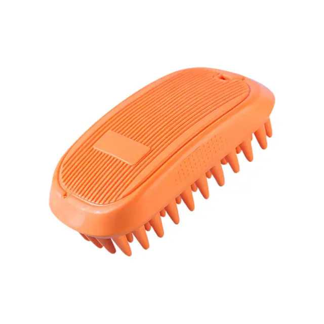Massagem e Remoção de Pelos para Cães e Gatos: Escovas e Ferramentas de Limpeza com Cerdas de Silicone Suaves e Gentis
