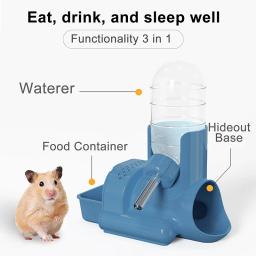 Garrafa de água automática para pequenos animais, Dispositivo de alimentação para animais, Recipiente de alimento - Image 3