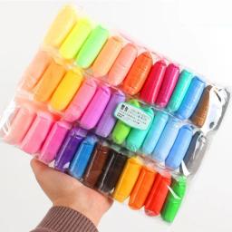 Ar seco plasticina modelagem argila para crianças, brinquedo educativo 5D, jogar massa, 36 cores, luz Playdough, slimes, polímero, crianças presente - Image 1