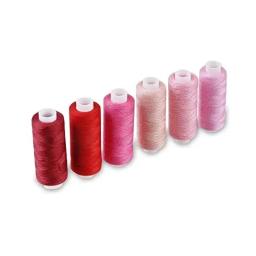 Fio de poliéster Sewing Thread Roll, máquina mão bordado, 200 jardas cada carretel para casa, 24 cores, 100 fios - Image 4