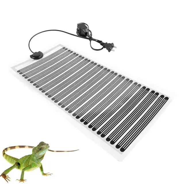Esteira de Aquecimento Ajustável para Répteis e Pequeninos Animais, com Controle de Temperatura e Conforto Térmico para Inverno