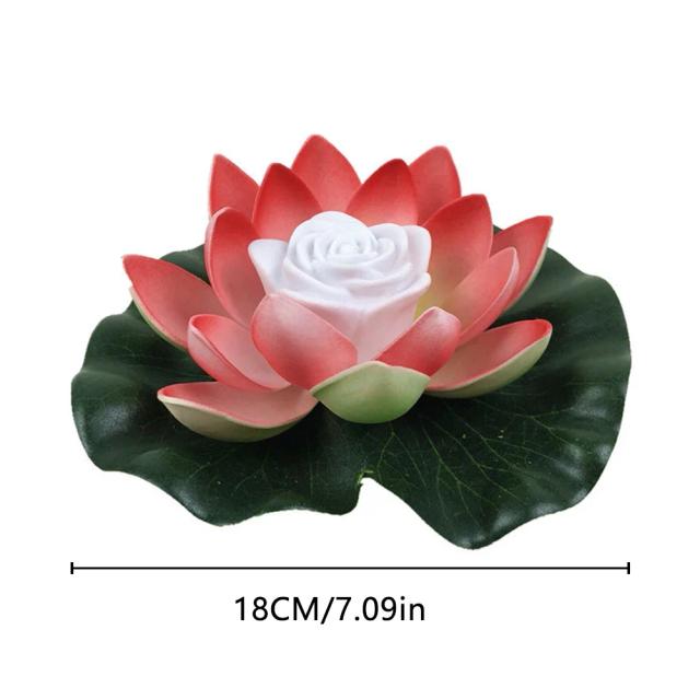 Lanterna Flutuante Eletrônica em Forma de Flor para Iluminar Piscinas e Ambientes Aquáticos
