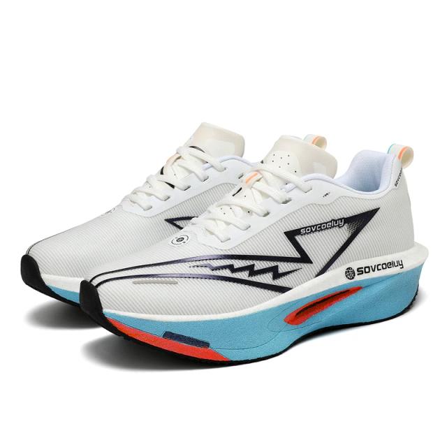 Tênis de Corrida Masculino Carbon Board Marathon Leve Respirável 1 Par