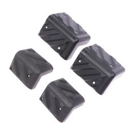Ângulo direito plástico preto arredondado protetor, alto-falante cantos, guitarra amplificador palco, armários acessórios, novo, 2pcs - Image 2