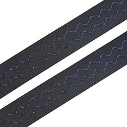 Non-Slip Silicone Gripper Band, Elástico para Projeto de Costura Vestuário, Preto, 1.5 "Wide, 6 Jardas - Image 5