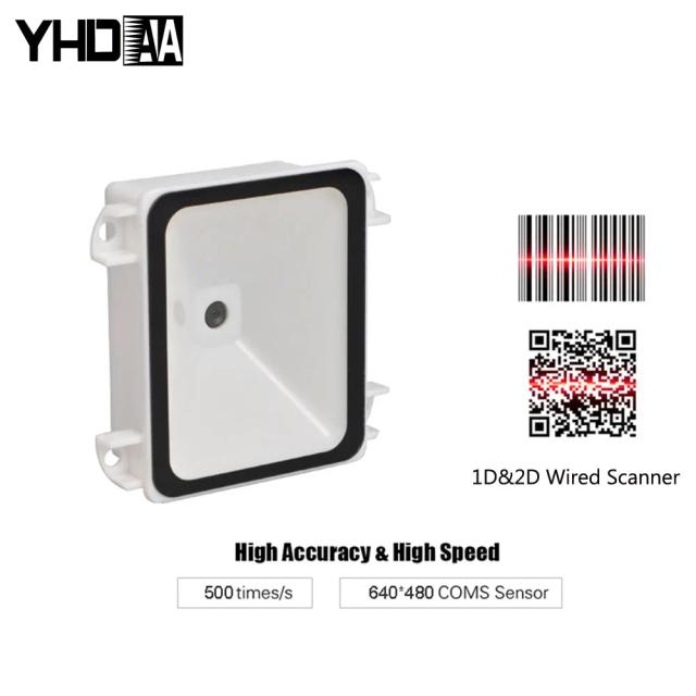 Leitor de Código de Barras Fixo 2D com Interface USB e RS232 para Quiosques