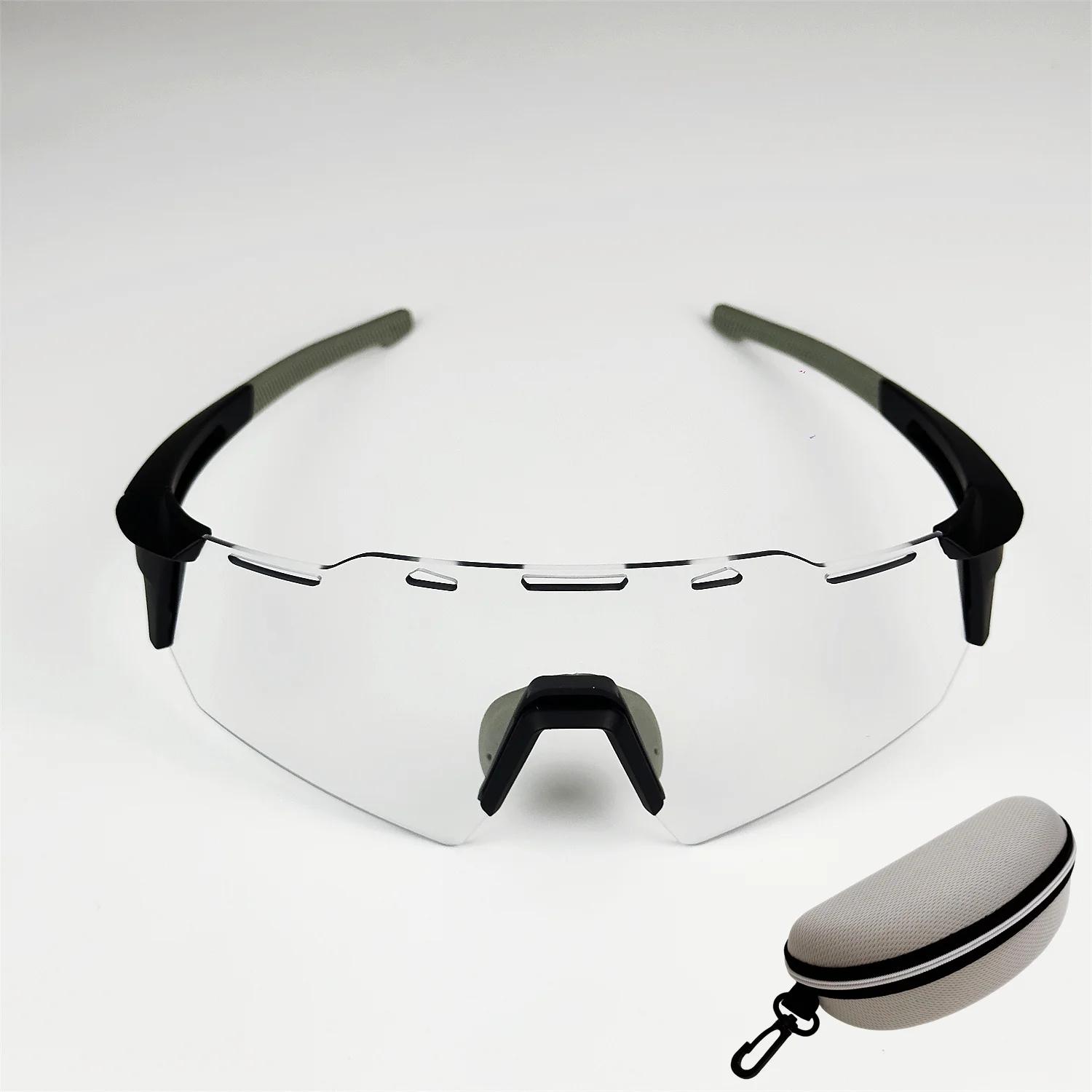 Óculos de sol fotocromáticos, Óculos polarizados para bicicletas, Motocicleta, Esportes ao ar livre, Escalada, Caminhadas, Protetor Gog - Image 1