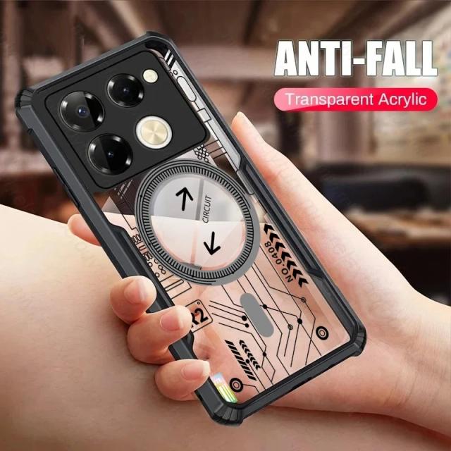 Capa Transparente Infinix Note 40 Pro 4G/5G Anti-Queda Acrílico