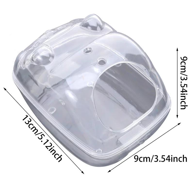 Gaiola de ninho de dupla finalidade para pequenos animais de estimação, WC Hamster, Pet Supplies, WC, Caixa, Banheira, Sala de areia, Casa de brinquedos, Acessórios, 1Pc - Image 1