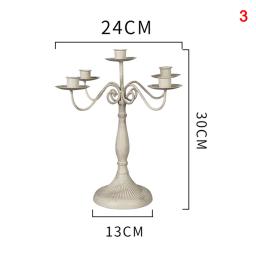Castiçais internos para decoração de sala de estudo, resistente e durável acabamento liso, ornamento de mesa vintage - Image 3