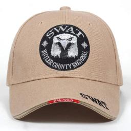 Bonés de beisebol bordado swat para homens e mulheres, secagem rápida, esportes ao ar livre, chapéus snapback, moda, águia - Image 5