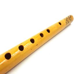 Flauta de bambu vertical para crianças e iniciantes, flauta tradicional, comprimento vintage premium, instrumentos duráveis de sopro, 9 furos, 44cm - Image 6