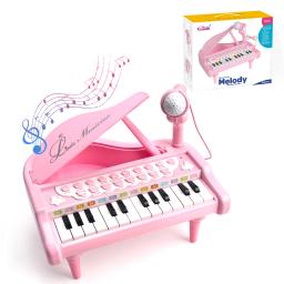 Teclado eletrônico infantil com microfone, mini piano brinquedos, instrumento musical, brinquedos educativos para criança, presentes - Image 1