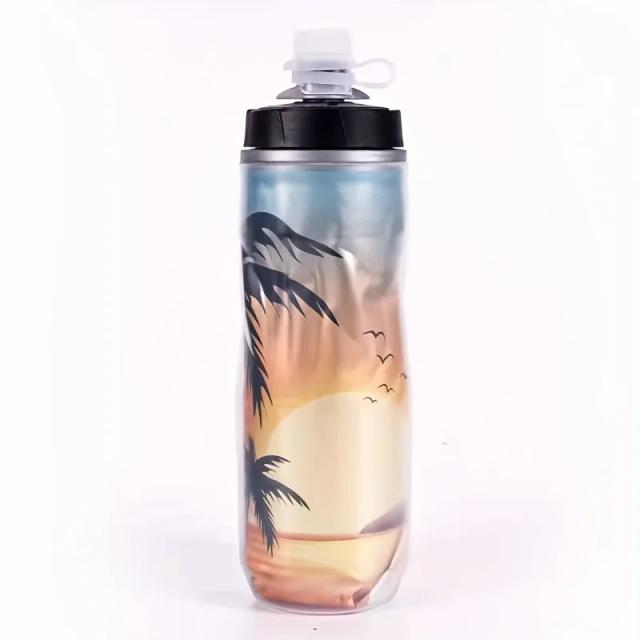 Garrafas Squeeze de 610ml para Ciclismo: Mantenha sua Água Fria Durante as Aventuras ao Ar Livre