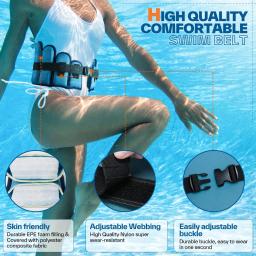 Sportneer água aeróbica cinto equipamentos cintos aqua flutuador flutuação ajuda cinto de flutuabilidade acessórios de treinamento aquático para fitness - Image 3