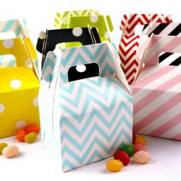 Caixa de embalagem de doces de papel casamento favores bolinhas caixas de festa favor diy suprimentos caixa de presente com alça para presentes 12 pçs - Image 2