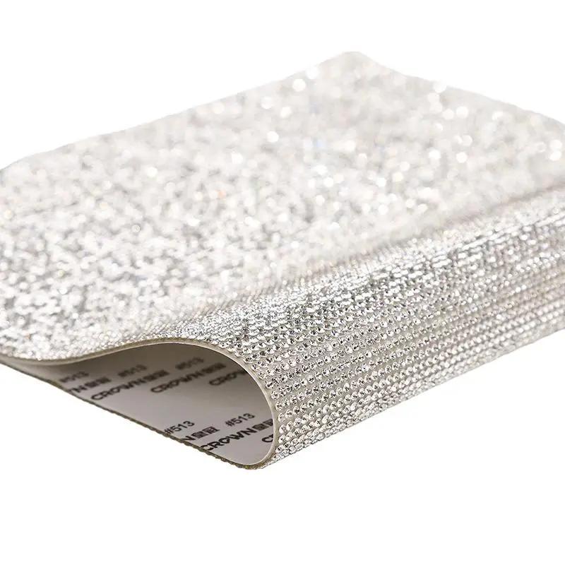 Auto-adesivo Rhinestone Sticker Tape, DIY Diamond Sticker para Artes Artesanato, carro, telefone, roupas, 12x20cm - Image 1